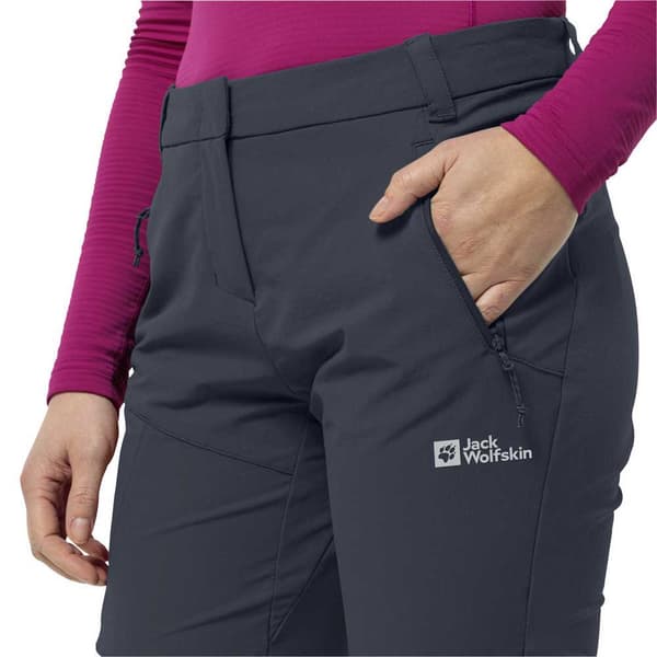 Jack Wolfskin Glastal Winter Byxor Grå 40 / Regular Kvinna