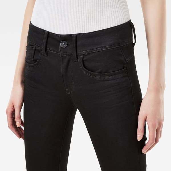 G-star Lynn D-mid Waist Super Skinny Jeans Sort 25 / 34 Kvinde