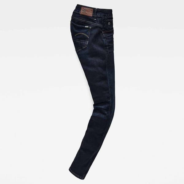 G-star Arc 3d Mid Waist Skinny Jeans Svart 26 / 34 Kvinna