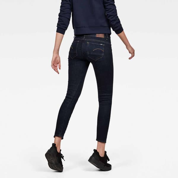 G-star Arc 3d Mid Waist Skinny Jeans Svart 26 / 34 Kvinna