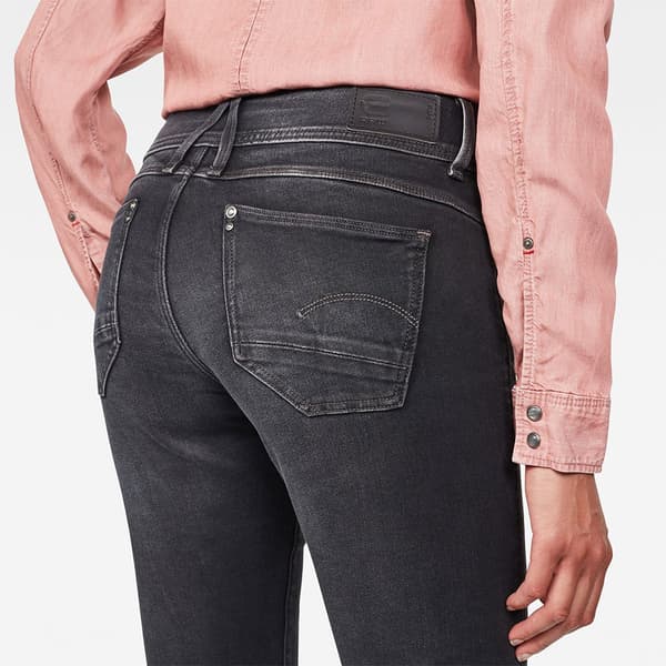 G-star Lynn Mid Waist Skinny Jeans Blå 25 / 32 Kvinna