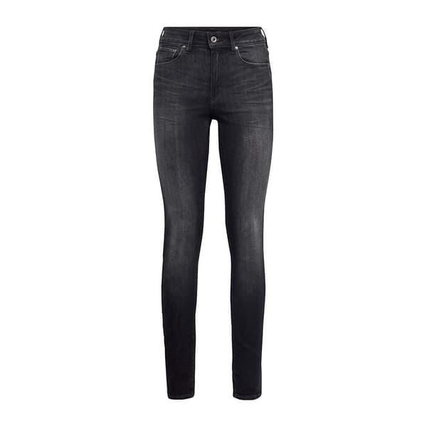 G-star 3301 High Waist Skinny Jeans Svart 25 / 32 Kvinna