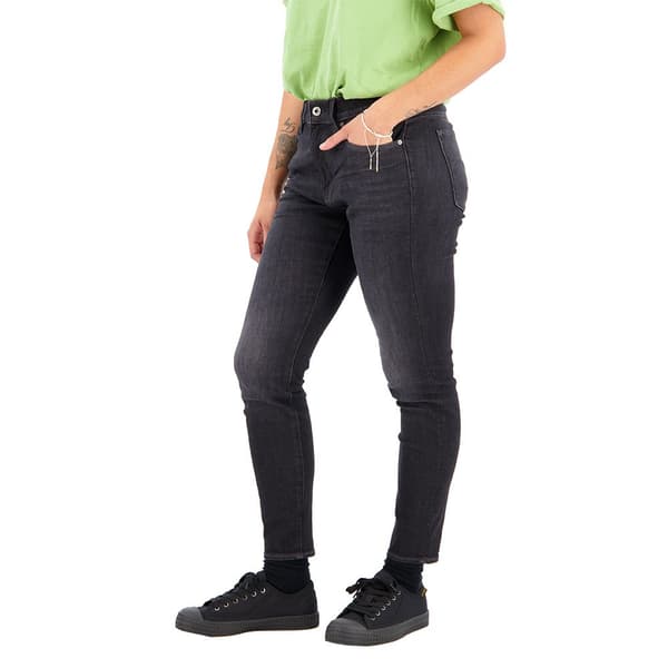 G-star 3301 High Waist Skinny Jeans Svart 25 / 32 Kvinna