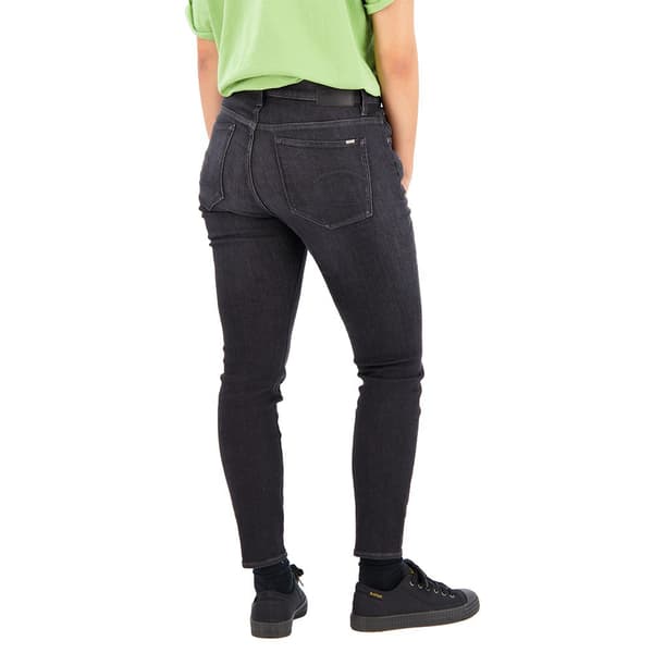 G-star 3301 High Waist Skinny Jeans Svart 25 / 32 Kvinna