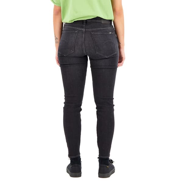 G-star 3301 High Waist Skinny Jeans Svart 25 / 32 Kvinna