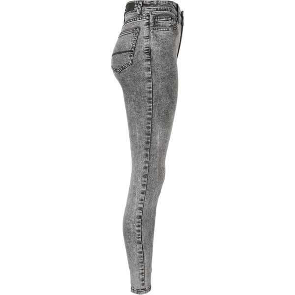Urban Classics High Waist Skinny Jeans Sort 27 / 30 Kvinde