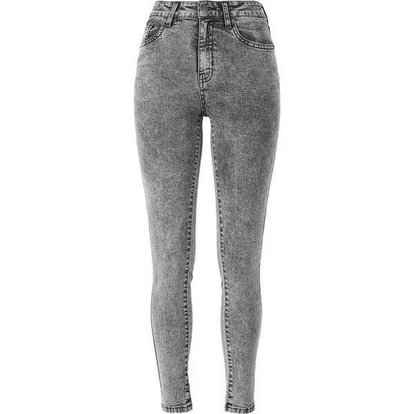 Urban Classics High Waist Skinny Jeans Sort 27 / 30 Kvinde