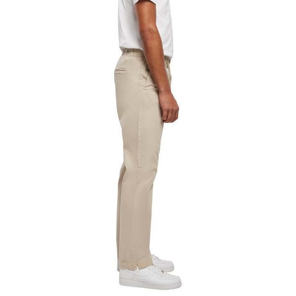 Urban Classics Straight Slit Bukser Beige 2XL Mand