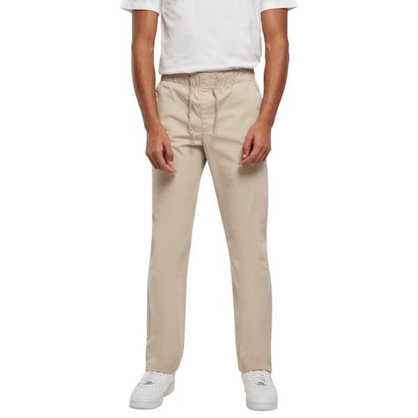 Urban Classics Straight Slit Bukser Beige 2XL Mand
