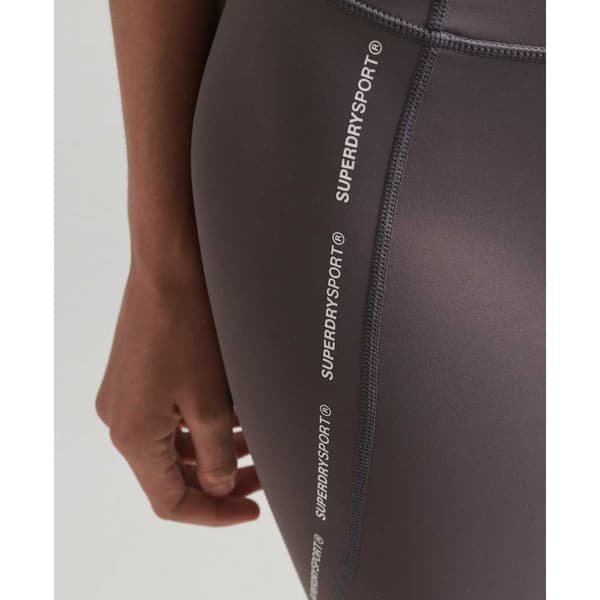 Superdry Mesh Full Length Leggings Grå L Kvinde