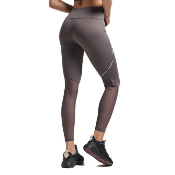Superdry Mesh Full Length Leggings Grå L Kvinde