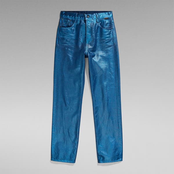 G-star Viktoria High Straight Fit Jeans Blå 27 / 30 Kvinde