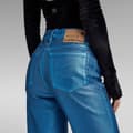 Miniatyrbillede 5 af 5: G-star Viktoria High Straight Fit Jeans Blå 27 / 30 Kvinde
