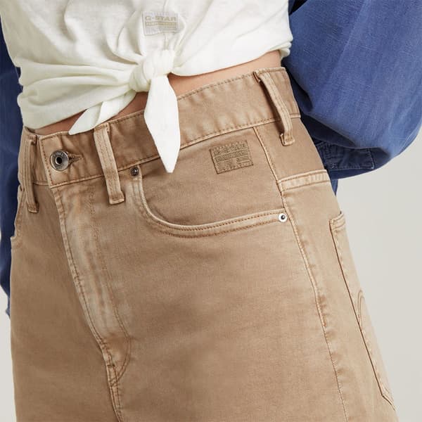G-star D24612-c106 Shorts Beige 28 Kvinde
