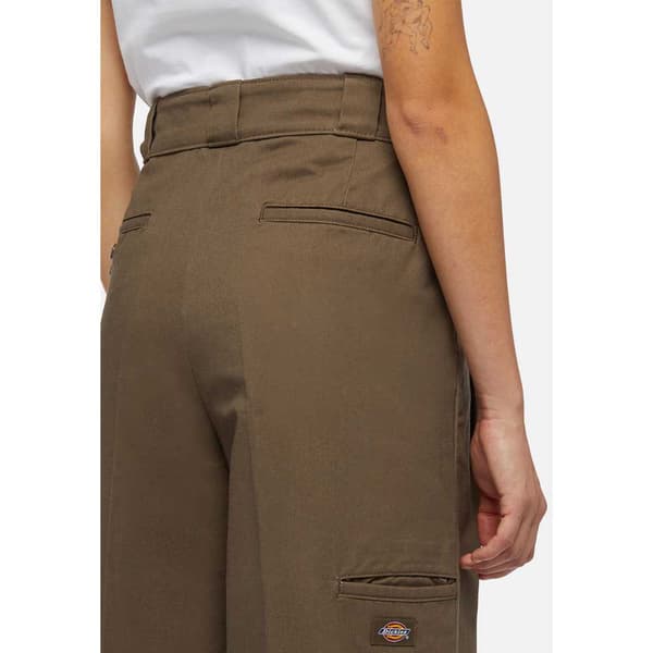 Dickies Pleated Multi Pocket Work Byxor Brun 25 / Regular Kvinna
