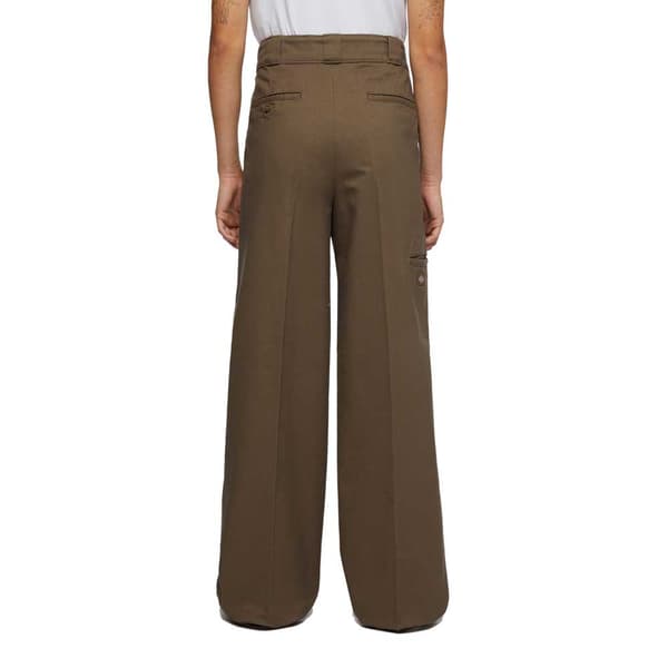 Dickies Pleated Multi Pocket Work Byxor Brun 25 / Regular Kvinna