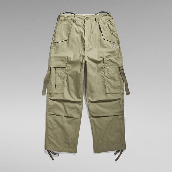 G-star Cropped Drawcord Cargobyxor Beige 24 Kvinna