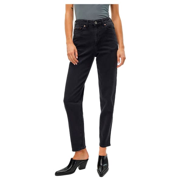 Vero Moda Tessa Mom Ra220 Højtaljede Jeans Sort 25 / 32 Kvinde