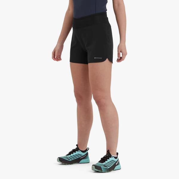 Montane Slipstream 4´´ Shorts Svart M Kvinna