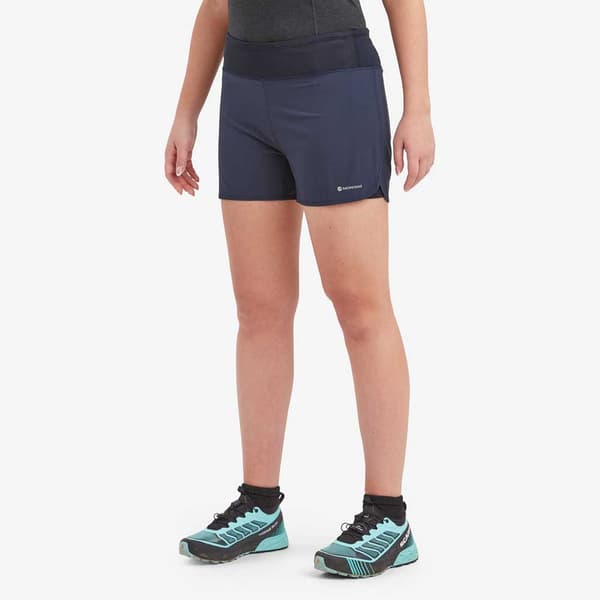 Montane F Slipstream Twin Bukser Blå,Grå XS Kvinde