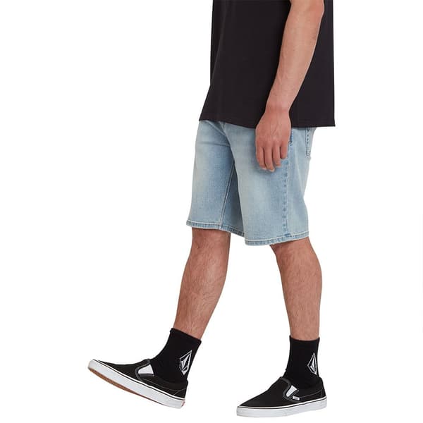 Volcom Solver Korta Jeans Blå 32 Man