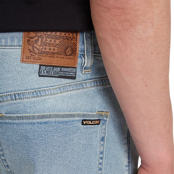 Volcom Solver Korta Jeans Blå 32 Man