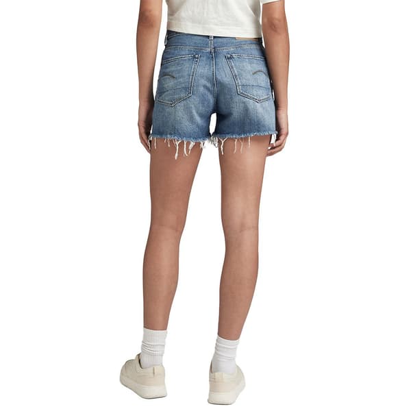 G-star 3301 Rp Korte Jeans Blå 33 Kvinde