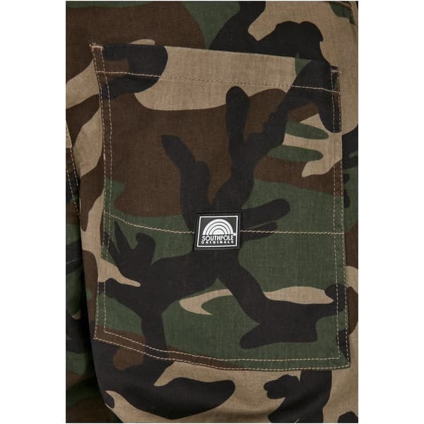 Southpole Camo Mid Waist Cargobukser Grøn 30 Mand