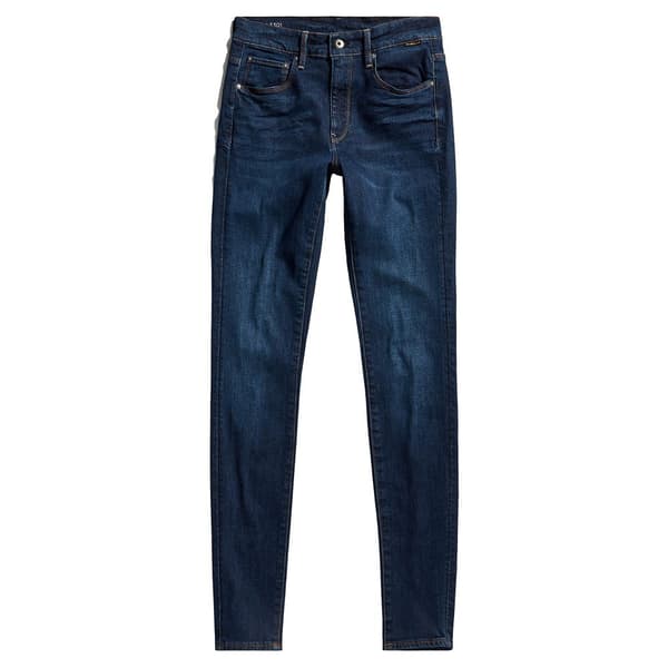 G-star 3301 Skinny Fit Højtaljede Jeans Blå 29 / 32 Kvinde