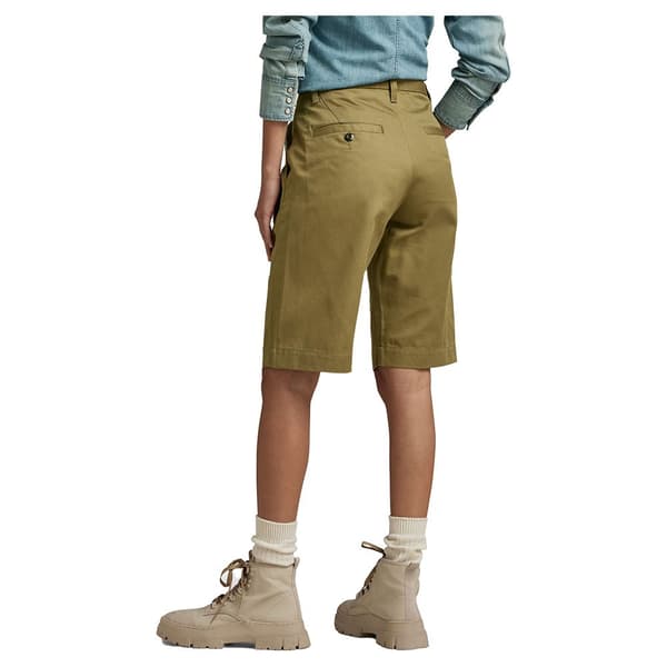G-star D22900-c962 Straight Fit Chinoshorts Grönt 25 Kvinna