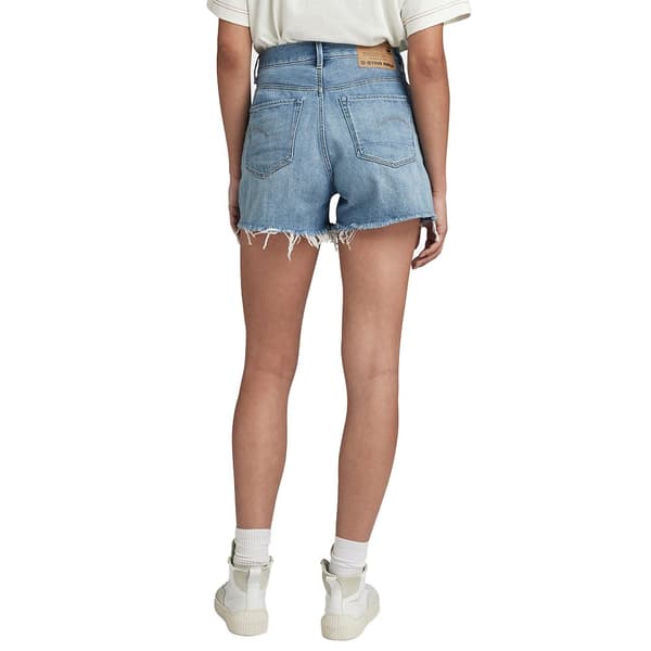 G-star 3301 Rp Korta Jeans Blå 24 Kvinna