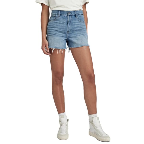 G-star 3301 Rp Korta Jeans Blå 24 Kvinna