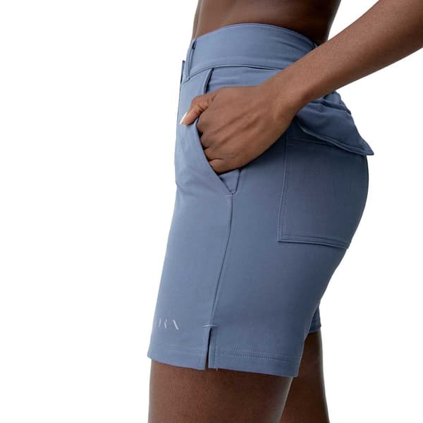Born Living Yoga Treck Cargo Shorts Blå M Kvinde