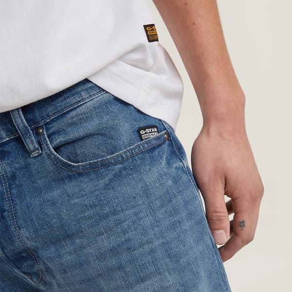G-star Dakota Regular Straight Fit Jeans Blå 30 / 34 Mand