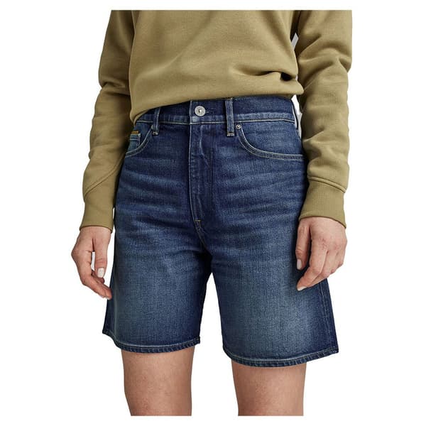 G-star High Clean Edge Korte Jeans Blå 24 Kvinde