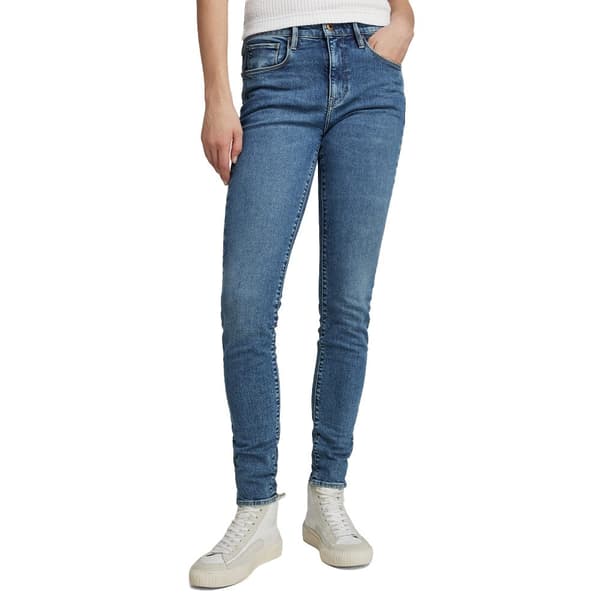 G-star 3301 Skinny Fit Jeans Blå 27 / 32 Kvinna