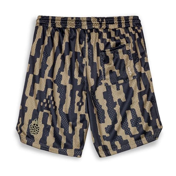 Grimey Lucky Dragon Basket Shorts Grøn L Mand