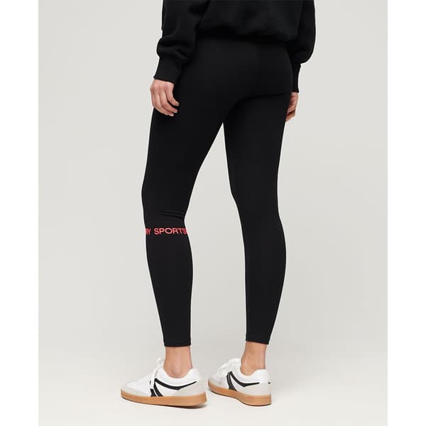 Superdry Sportswear Highwaist Leggings Svart S Kvinna