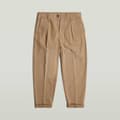 Miniatyrbillede 2 af 3: G-star Pleated Chinobukser Beige 29 / 32 Mand