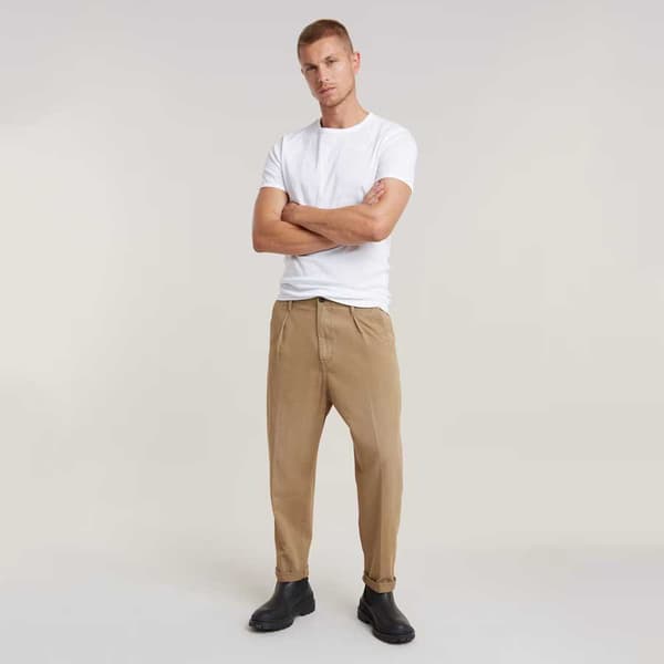 G-star Pleated Chinobukser Beige 29 / 32 Mand