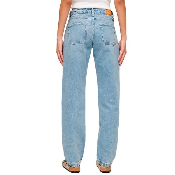 Superdry Mid Rise Straight Leg Byxor Grå 26 / 30 Kvinna