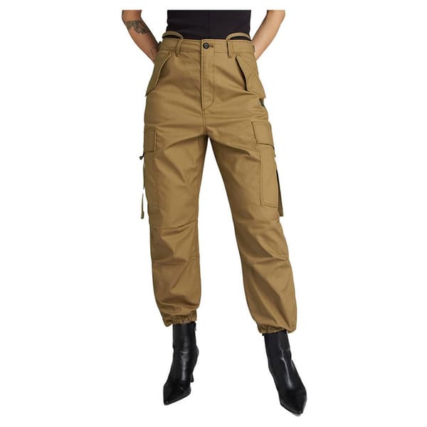 G-star Cropped Drawcord Cargobyxor Brun 26 Kvinna