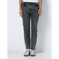 Miniatyrbillede 1 af 4: Noisy May Moni Straight Ankle Az391dg Højtaljede Jeans Grå 28 / 30 Kvinde