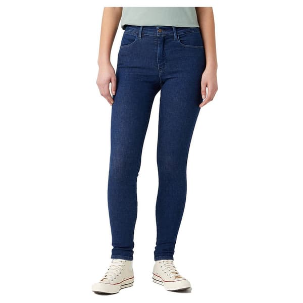 Wrangler 112342897 Skinny Fit Jeans Blå 36 / 34 Kvinde