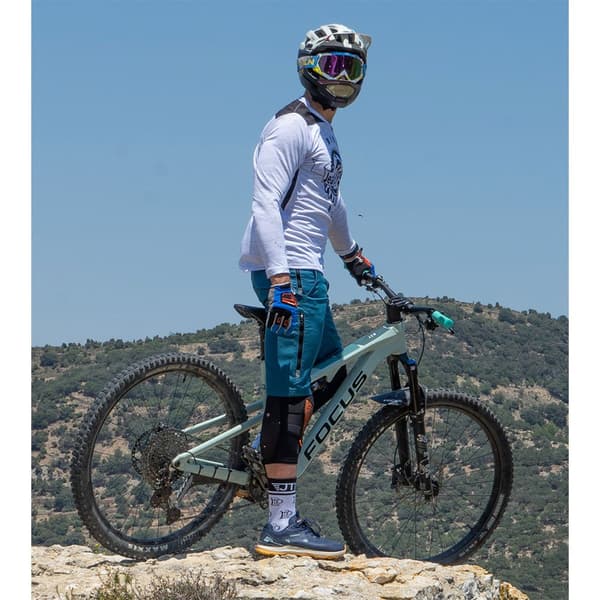 Jeanstrack Drop Petrol Shorts Blå S Mand
