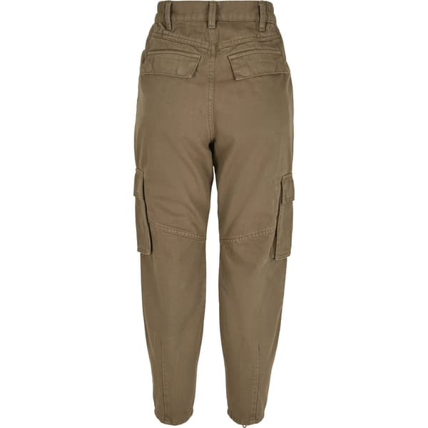 Urban Classics Ballon Fit Twill Cargobukser Grøn 30 Kvinde