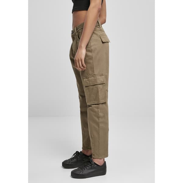 Urban Classics Ballon Fit Twill Cargobukser Grøn 30 Kvinde