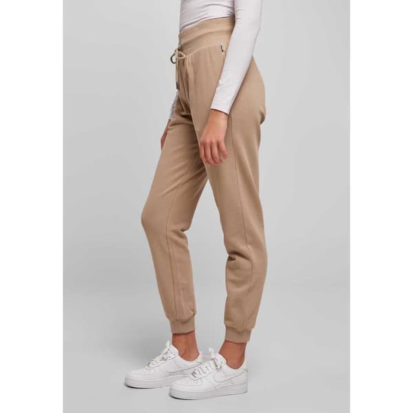 Urban Classics Organic Højtaljede Bukser Beige 4XL Kvinde