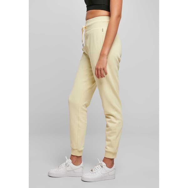 Urban Classics Organic Højtaljede Bukser Gul 3XL Kvinde