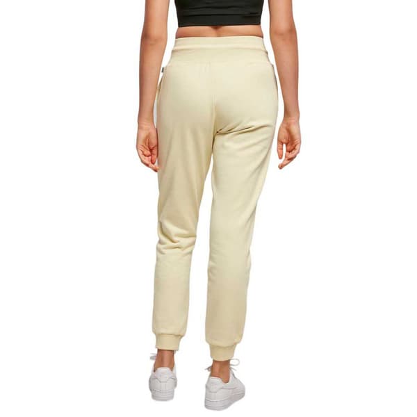 Urban Classics Organic Højtaljede Bukser Gul 3XL Kvinde